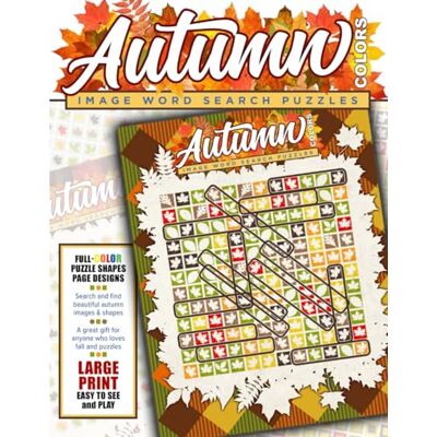 ART AUTUMN COLORS: Image Word Search Puzzles ART AUTUMN COLORS: Image Word Search Puzzles