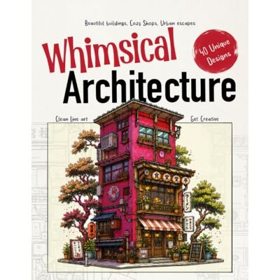 ART Whimsical Architecture: An Architecture Coloring Book of Charming Shops, Hidden Houses, Cafés & Street Scenes ART Whimsical Architecture: An Architecture Coloring Book of Charming Shops, Hidden Houses, Cafés & Street Scenes