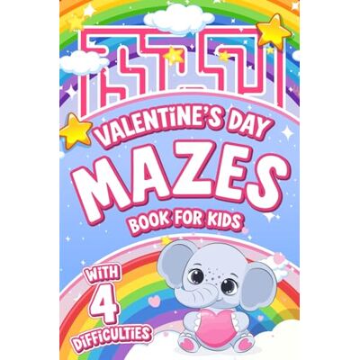 Creative Valentine's Day Mazes Book for Kids: Large Print Puzzle Book with Mazes of Various Difficulties from Easy to Hard Featuring Hearts and Fun Designs for Boys and Girls Creative Valentine's Day Mazes Book for Kids: Large Print Puzzle Book with Mazes of Various Difficulties from Easy to Hard Featuring Hearts and Fun Designs for Boys and Girls