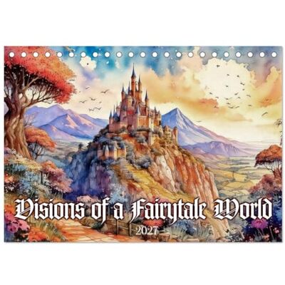 Braun Visions of a Fairytale World (Desk Calendar 2027 DIN A5 landscape), 12 Month DeskCalendar: The magic of watercolour illustration Braun Visions of a Fairytale World (Desk Calendar 2027 DIN A5 landscape), 12 Month DeskCalendar: The magic of watercolour illustration
