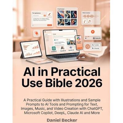 Becker AI in Practical Use Bible 2026: A Practical Guide with Illustrations and Sample Prompts to AI Tools and Prompting for Text, Images, Music, and Video ... Microsoft Copilot, DeepL, Claude AI and More Becker AI in Practical Use Bible 2026: A Practical Guide with Illustrations and Sample Prompts to AI Tools and Prompting for Text, Images, Music, and Video ... Microsoft Copilot, DeepL, Claude AI and More