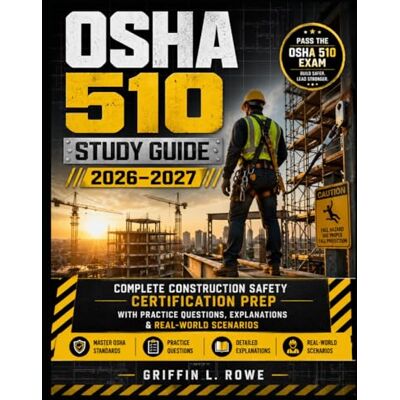 Griffin OSHA 510 Study Guide 2026-2027: Complete Construction Safety Certification Prep with Practice Questions, Explanations & Real-World Scenarios Griffin OSHA 510 Study Guide 2026-2027: Complete Construction Safety Certification Prep with Practice Questions, Explanations & Real-World Scenarios