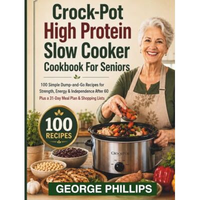Philips CROCK-POT HIGH PROTEIN SLOW COOKER COOKBOOK FOR SENIORS: 100 Simple Dump-and-Go Recipes for Strength, Energy & Independence After 60 Plus a 31-Day Meal Plan & Shopping Lists Philips CROCK-POT HIGH PROTEIN SLOW COOKER COOKBOOK FOR SENIORS: 100 Simple Dump-and-Go Recipes for Strength, Energy & Independence After 60 Plus a 31-Day Meal Plan & Shopping Lists