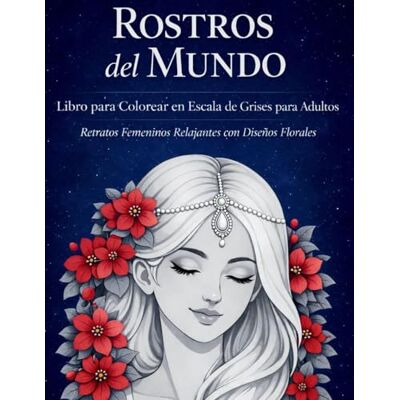 Iahn, Johana Rostros del Mundo Libro para Colorear en Escala de Grises para Adultos Iahn, Johana Rostros del Mundo Libro para Colorear en Escala de Grises para Adultos
