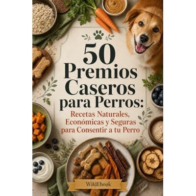 Ebook, Wild 50 premios caseros para perros (Cocina Saludable para Perros. Serie Completa de Nutrición Canina) Ebook, Wild 50 premios caseros para perros (Cocina Saludable para Perros. Serie Completa de Nutrición Canina)