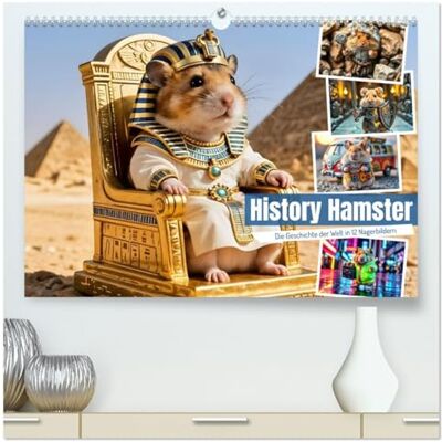 Schimak, Fred History Hamster Die Geschichte der Welt in 12 Nagerbildern (hochwertiger Premium Wandkalender 2026 DIN A2 quer), Kunstdruck in Hochglanz: Ein Hamster reist durch die Epochen Schimak, Fred History Hamster Die Geschichte der Welt in 12 Nagerbildern (hochwertiger Premium Wandkalender 2026 DIN A2 quer), Kunstdruck in Hochglanz: Ein Hamster reist durch die Epochen
