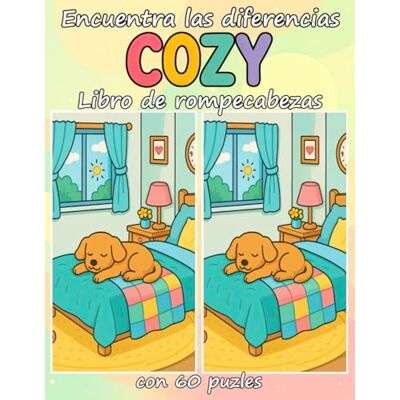 Panda Encuentra las diferencias Cozy Libro de rompecabezas con 60 puzles: Una colección de 60 rompecabezas ‘encuentra las diferencias’ para todas las edades Panda Encuentra las diferencias Cozy Libro de rompecabezas con 60 puzles: Una colección de 60 rompecabezas ‘encuentra las diferencias’ para todas las edades
