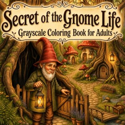 ART Gnome Grayscale Coloring Book for Adults: Secret of the Gnome Life A Cozy Grayscale Coloring Book for Adults Featuring Enchanted Gnome Homes, Secret ... (Cozy Gnome Village Coloring Collection) ART Gnome Grayscale Coloring Book for Adults: Secret of the Gnome Life A Cozy Grayscale Coloring Book for Adults Featuring Enchanted Gnome Homes, Secret ... (Cozy Gnome Village Coloring Collection)