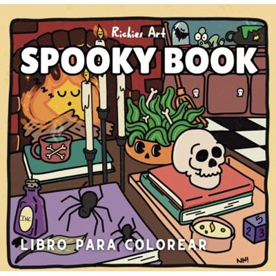 ART SPOOKY BOOK: Libro para colorear para adolecentes y adultos, paginas llenas de dibujos tiernos con personajes lindos y espacios estéticos con temática halloween (Bold & Easy (Español)) ART SPOOKY BOOK: Libro para colorear para adolecentes y adultos, paginas llenas de dibujos tiernos con personajes lindos y espacios estéticos con temática halloween (Bold & Easy (Español))