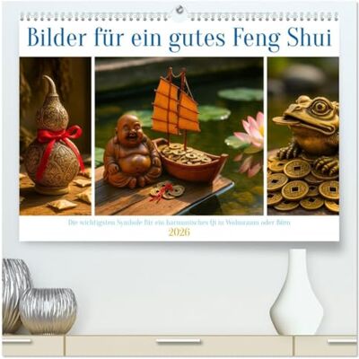 Waurick, Kerstin Bilder für ein gutes Feng Shui (hochwertiger Premium Wandkalender 2026 DIN A2 quer), Kunstdruck in Hochglanz: Die wichtigsten Symbole, die das Qi ins Gleichgewicht bringen Waurick, Kerstin Bilder für ein gutes Feng Shui (hochwertiger Premium Wandkalender 2026 DIN A2 quer), Kunstdruck in Hochglanz: Die wichtigsten Symbole, die das Qi ins Gleichgewicht bringen