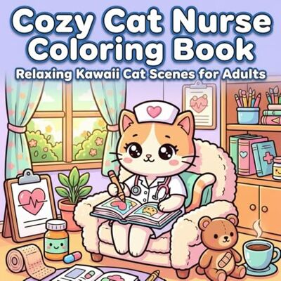 Devi Cozy Cat Nurse Coloring Book: Relaxing Kawaii Cat Scenes for Adults: Charming Cat Illustrations for Medical Staff for Stress Relief and Creativity Devi Cozy Cat Nurse Coloring Book: Relaxing Kawaii Cat Scenes for Adults: Charming Cat Illustrations for Medical Staff for Stress Relief and Creativity