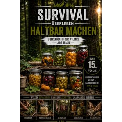 Braun Survival Überleben- Haltbar machen: Selbstversorgung, Krisenvorsorge und Survival im Wald. Lebensmittel haltbar machen durch Fermentieren, Einmachen, ... und unabhängig. (Komplette Serie Survival) Braun Survival Überleben- Haltbar machen: Selbstversorgung, Krisenvorsorge und Survival im Wald. Lebensmittel haltbar machen durch Fermentieren, Einmachen, ... und unabhängig. (Komplette Serie Survival)