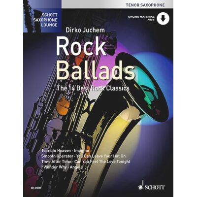 Schott Rock Ballads: The 14 Best Rock Classics. tenor saxophone. ( Saxophone Lounge) Schott Rock Ballads: The 14 Best Rock Classics. tenor saxophone. ( Saxophone Lounge)