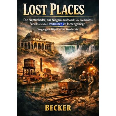 Becker Lost Places I Die Neptunbäder, das Niagara-Kraftwerk, die Freibentos-Fabrik und die Uranminen im Riesengebirge – Vergangene Giganten der Geschichte: Vom Höhenflug zum Niedergang Becker Lost Places I Die Neptunbäder, das Niagara-Kraftwerk, die Freibentos-Fabrik und die Uranminen im Riesengebirge – Vergangene Giganten der Geschichte: Vom Höhenflug zum Niedergang