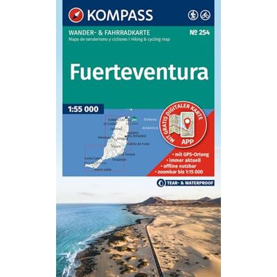 Xxx 254 fuerteventura: Wander- und Fahrradkarte in einem inklusive Offline-Verwendung in der KOMPASS-App. Wander-& Radwege, Surfspots (Kompass Wanderkarten, 254) Xxx 254 fuerteventura: Wander- und Fahrradkarte in einem inklusive Offline-Verwendung in der KOMPASS-App. Wander-& Radwege, Surfspots (Kompass Wanderkarten, 254)