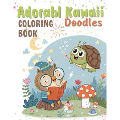 ART Adorable Kawaii Doodles Coloring Book: Cute, Simple & Fun Coloring Pages with Kawaii Animals, Snacks, Objects & Doodles for Kids, Teens & Adults 120 Pages 8.5 x 11 in ART Adorable Kawaii Doodles Coloring Book: Cute, Simple & Fun Coloring Pages with Kawaii Animals, Snacks, Objects & Doodles for Kids, Teens & Adults 120 Pages 8.5 x 11 in