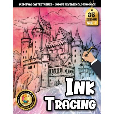 COLOROO Ink Tracing Book: Medieval Castle for Relaxation and Creative Focus: Tracing Coloring Book Adult for Quiet Evenings Build Confidence with ... Line Designs (Medieval Castle Tracing Series) COLOROO Ink Tracing Book: Medieval Castle for Relaxation and Creative Focus: Tracing Coloring Book Adult for Quiet Evenings Build Confidence with ... Line Designs (Medieval Castle Tracing Series)