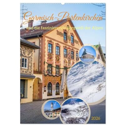 Bugdoll, Thomas Garmisch-Partenkirchen und die faszinierende Bergwelt der Alpen (Wandkalender 2026 DIN A2 hoch), Monatskalender: Atemberaubende Ansichten aus ... für ein ganzes Jahr voller Bergmomente. Bugdoll, Thomas Garmisch-Partenkirchen und die faszinierende Bergwelt der Alpen (Wandkalender 2026 DIN A2 hoch), Monatskalender: Atemberaubende Ansichten aus ... für ein ganzes Jahr voller Bergmomente.