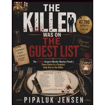 Jensen THE KILLER WAS ON THE GUEST LIST: The 47,700-Suspect Murder Mystery Puzzle Every Guest Is a Suspect. Only One Is the Killer. Jensen THE KILLER WAS ON THE GUEST LIST: The 47,700-Suspect Murder Mystery Puzzle Every Guest Is a Suspect. Only One Is the Killer.
