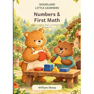 Sharp Woodland Little Learners: Numbers & First Math: Beginner Counting, Shapes, and Math Practice for Ages 4-6 Sharp Woodland Little Learners: Numbers & First Math: Beginner Counting, Shapes, and Math Practice for Ages 4-6