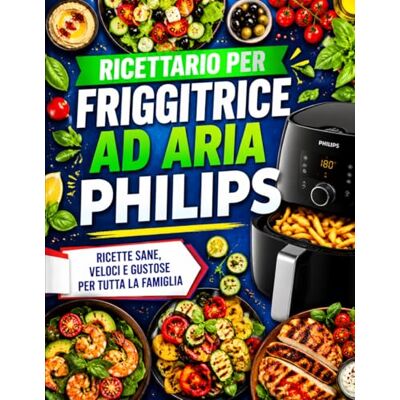 Elsa Ricettario per friggitrice ad aria Philips: Oltre 100 idee gustose per pasti croccanti e leggeri: colazioni, antipasti, secondi, contorni, piatti ... e soluzioni veloci per tutta la famiglia Elsa Ricettario per friggitrice ad aria Philips: Oltre 100 idee gustose per pasti croccanti e leggeri: colazioni, antipasti, secondi, contorni, piatti ... e soluzioni veloci per tutta la famiglia