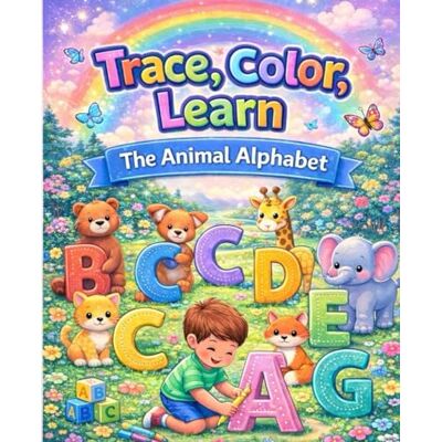 Panda Trace, Color, Learn: The Animal Alphabet: ABC Tracing and Coloring Workbook for Kids Handwriting Practice with Animals from A to Z Panda Trace, Color, Learn: The Animal Alphabet: ABC Tracing and Coloring Workbook for Kids Handwriting Practice with Animals from A to Z