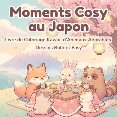 ART Moments Cosy au Japon: Livre de Coloriage Kawaii d’Animaux Adorables Dessins Bold et Easy Chats, Lapins, Ours et Adorables Personnages Paysages ... et Adolescents (Coloriage Kawaii Cosy) ART Moments Cosy au Japon: Livre de Coloriage Kawaii d’Animaux Adorables Dessins Bold et Easy Chats, Lapins, Ours et Adorables Personnages Paysages ... et Adolescents (Coloriage Kawaii Cosy)