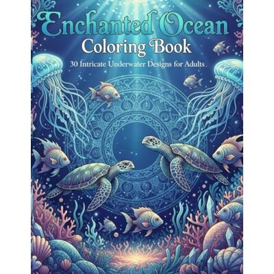 ART Enchanted Ocean Coloring Book ART Enchanted Ocean Coloring Book