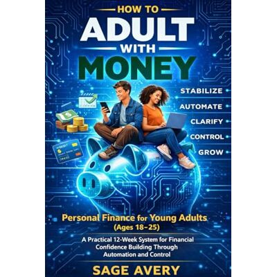 Avery How to Adult With Money: Personal Finance for Young Adults (Ages 18–25): A Practical 12-Week System for Financial Confidence Building Through Automation and Control (The Essential Life Skills Series) Avery How to Adult With Money: Personal Finance for Young Adults (Ages 18–25): A Practical 12-Week System for Financial Confidence Building Through Automation and Control (The Essential Life Skills Series)