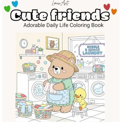 ART CUTE FRIENDS coloring book ART CUTE FRIENDS coloring book