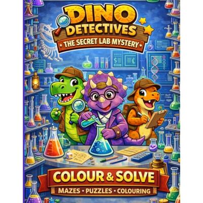 Garmin Dino Detectives: The Secret Lab Mystery: A Colour & Solve Activity Book for Kids Aged 4-8. Mazes, Puzzles & More! Garmin Dino Detectives: The Secret Lab Mystery: A Colour & Solve Activity Book for Kids Aged 4-8. Mazes, Puzzles & More!