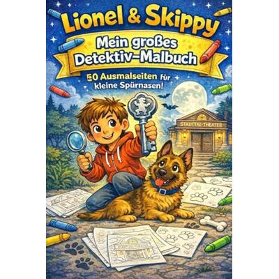 Weber Lionel und Skippy-mein Großes Detektiv Malbuch: 50 Ausmalseiten für kleine Spürnasen! Weber Lionel und Skippy-mein Großes Detektiv Malbuch: 50 Ausmalseiten für kleine Spürnasen!