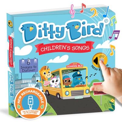 MeMa Publishing , Livre Musical bébé: Comptines en Anglais Les roues de l'autobus MeMa Publishing , Livre Musical bébé: Comptines en Anglais Les roues de l'autobus