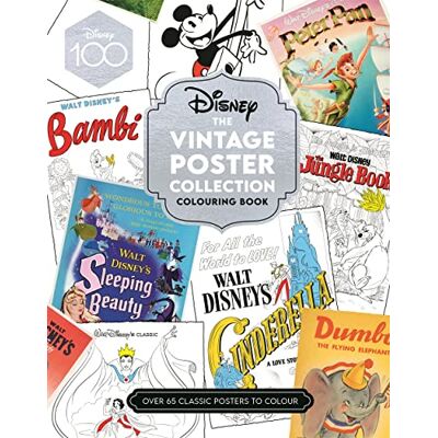Disney The Vintage Poster Collection Colouring Book Disney The Vintage Poster Collection Colouring Book