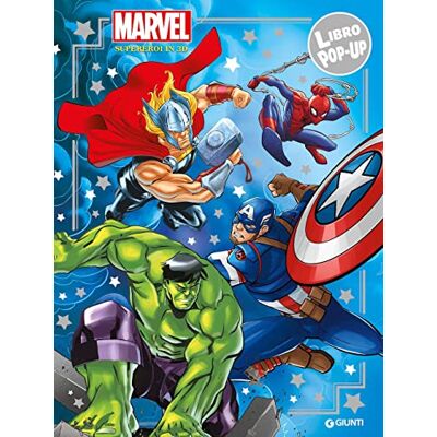 Giunti Psychometrics Marvel. Supereroi in 3D. Libro pop-up. Ediz. a colori Giunti Psychometrics Marvel. Supereroi in 3D. Libro pop-up. Ediz. a colori