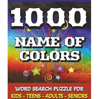 Creative Name of colors Word Puzzle book 2026 2027 Creative Name of colors Word Puzzle book 2026 2027