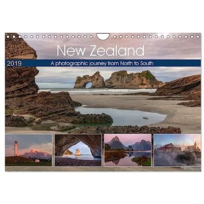 CALVENDO New Zealand, a photographic journey from North to South (Wall Calendar 2026 DIN A4 Landscape), 12 Month Wall Calendar CALVENDO New Zealand, a photographic journey from North to South (Wall Calendar 2026 DIN A4 Landscape), 12 Month Wall Calendar