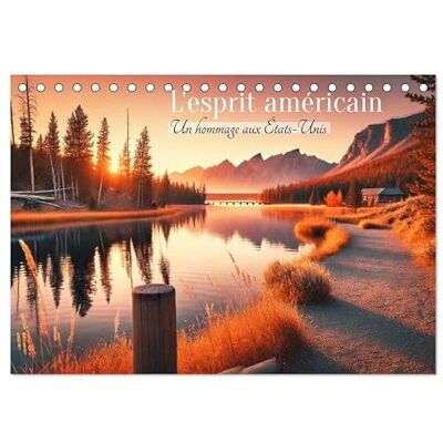 CALVENDO L'esprit américain Un hommage aux États-Unis. (Calendrier de bureau 2027 DIN A5 vertical), Calendrier mensuel CALVENDO L'esprit américain Un hommage aux États-Unis. (Calendrier de bureau 2027 DIN A5 vertical), Calendrier mensuel