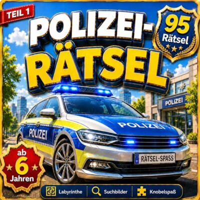 Creative POLIZEI RÄTSEL AB 6 JAHREN – Spielend Konzentration und Logik trainieren: Spannende LABYRINTHE, SUCHBILDER und LOGIKAUFGABEN für Vorschule, ... – ACTIVITY BOOK ideal für Jungen und Mädchen. Creative POLIZEI RÄTSEL AB 6 JAHREN – Spielend Konzentration und Logik trainieren: Spannende LABYRINTHE, SUCHBILDER und LOGIKAUFGABEN für Vorschule, ... – ACTIVITY BOOK ideal für Jungen und Mädchen.