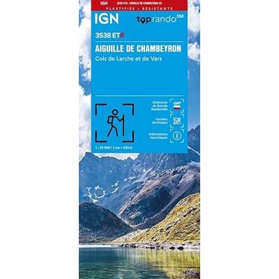 COLLECTIF 3538ETR Aiguille De Chambeyron Cols De Larche Et De Vars (Resistante): 1:25000 (TOP 25R) COLLECTIF 3538ETR Aiguille De Chambeyron Cols De Larche Et De Vars (Resistante): 1:25000 (TOP 25R)
