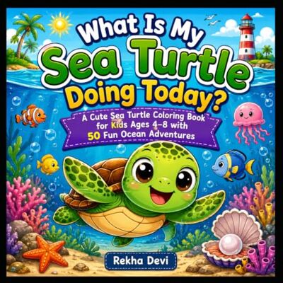 Devi What Is My Sea Turtle Doing Today?: A Cute Sea Turtle Coloring Book for Kids Ages 4–8 with 50 Fun Ocean Adventures Devi What Is My Sea Turtle Doing Today?: A Cute Sea Turtle Coloring Book for Kids Ages 4–8 with 50 Fun Ocean Adventures