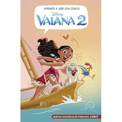 Disney Aprendo a leer con cómics Vaiana 2: Cómic con letra MAYÚSCULA, ideal para primeros lectores. (Aprendo con ) Disney Aprendo a leer con cómics Vaiana 2: Cómic con letra MAYÚSCULA, ideal para primeros lectores. (Aprendo con )