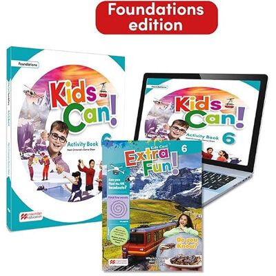 Shaw, Donna KIDS CAN! Foundations 6 Activity Book, ExtraFun & Pupil's App: con acceso a la versión digital Shaw, Donna KIDS CAN! Foundations 6 Activity Book, ExtraFun & Pupil's App: con acceso a la versión digital
