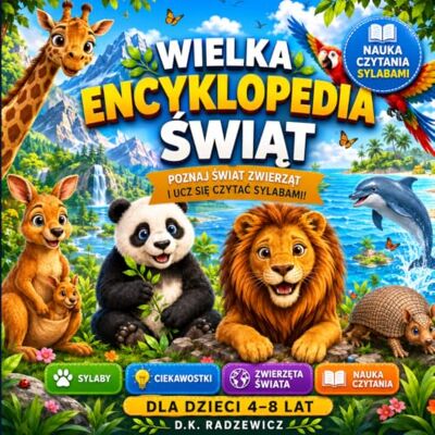 Tura Moja wielka encyklopedia zwierząt: Encyklopedia zwierząt dla dzieci z nauką czytania sylabami Ponad 100 zwierząt Ciekawostki Zadania edukacyjne Dyplom dla małego odkrywcy Tura Moja wielka encyklopedia zwierząt: Encyklopedia zwierząt dla dzieci z nauką czytania sylabami Ponad 100 zwierząt Ciekawostki Zadania edukacyjne Dyplom dla małego odkrywcy