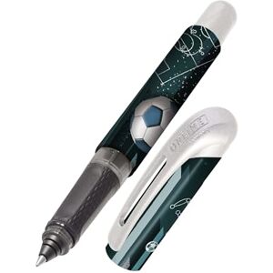 Online Bolígrafo roller College Fútbol para diestros y zurdos, mango ergonómico, bolígrafo de alta calidad, cartuchos de tinta estándar, incluye cartucho combinado azul Online Bolígrafo roller College Fútbol para diestros y zurdos, mango ergonómico, bolígrafo de alta calidad, cartuchos de tinta estándar, incluye cartucho combinado azul