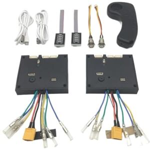 LEVABE Mini controlador de tracción inalámbrico de cuatro ruedas, 4 motores, CC, programa de Motor de cubo sin escobillas, ESC for monopatín eléctrico (Size : 10S36V Hub program)