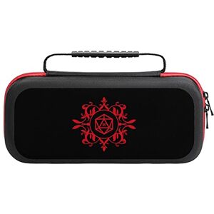 AXEDENRRT1 D20 - Funda protectora de viaje para dados compatibles con Switch, con 20 accesorios de juego, talla única