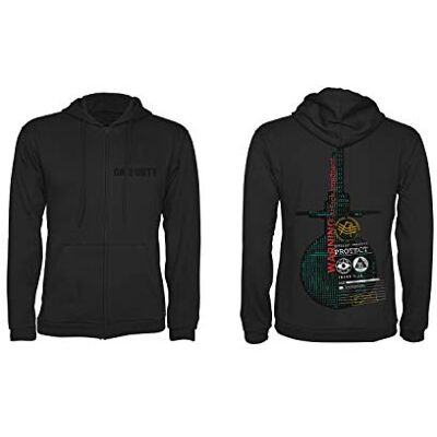Gaya Entertainment Call of Duty: Cold War Zipper Sudadera "Protect" Negra XL Gaya Entertainment Call of Duty: Cold War Zipper Sudadera "Protect" Negra XL