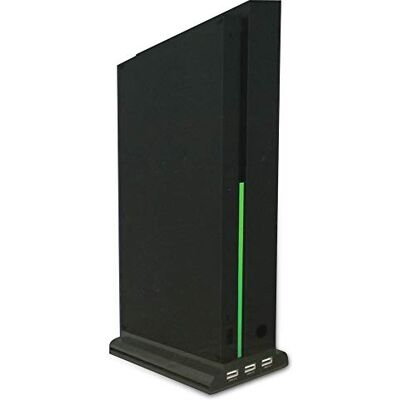 OSTENT 3 Enfriadores Ventiladores Enfriador 3 puertos USB Soporte vertical para Xbox One X Console OSTENT 3 Enfriadores Ventiladores Enfriador 3 puertos USB Soporte vertical para Xbox One X Console