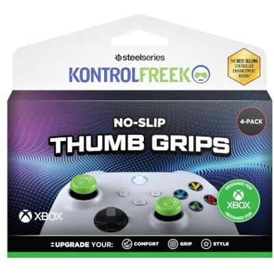 KontrolFreek No-Slip Juego de 4 agarres Antideslizantes para el Pulgar Verde/Negro KontrolFreek No-Slip Juego de 4 agarres Antideslizantes para el Pulgar Verde/Negro